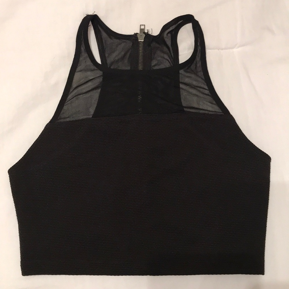 LF Black Mesh Inset Tank Top XS/Size 6